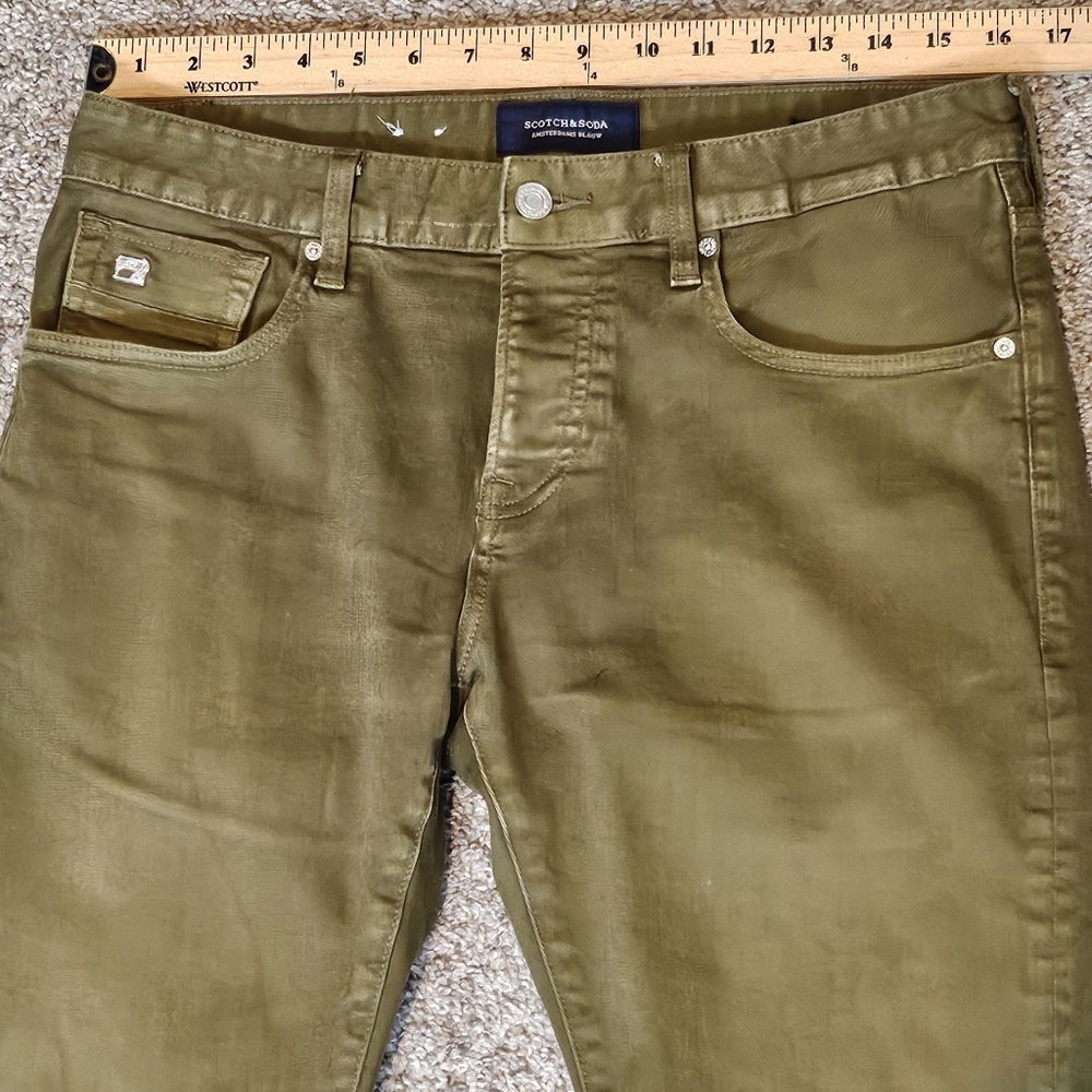 Scotch & Soda Ralston Garment Dyed Jeans - Stretch Button Fly - Size 30x32 - Picture 2 of 12